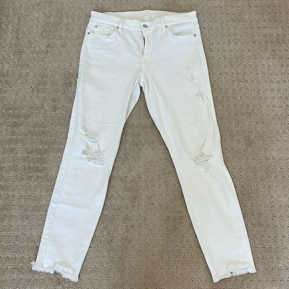 7 For All Man Kind ankle jeans